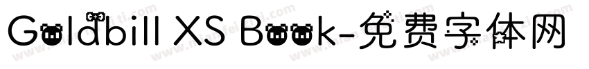 Goldbill XS Book字体转换